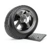 5.9 in Heavy-Duty Rubber Curb Ramp 38.6" L x 15" W by CAAP DRIVEN-1