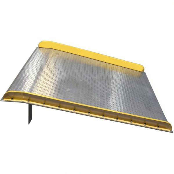 Aluminum Dock Board Vestil TAS-15-7236 Steel Curb 72x36 15k Lb Yellow-2