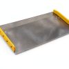 Aluminum Dock Board Vestil 72x36 in Plate with Steel Curb 10k Silver-3