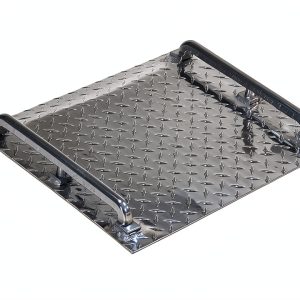 Aluminum Tread Plate Vestil AMD-3018 Mini Dock 18x30 600lb Silver-0