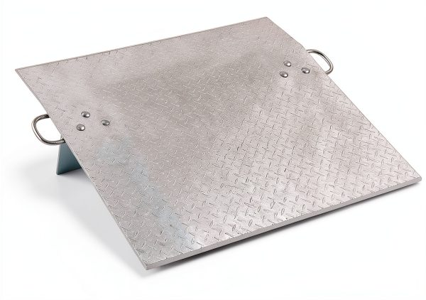 Vestil E-3036 Aluminum Economizer Dock Plate 30in x 36in 3/8in Thick-0