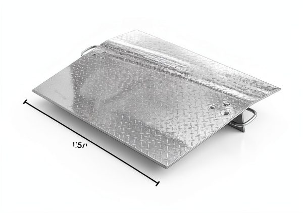 Aluminum Economizer Dock Plate Vestil 48x30 3/8 inch Thick 4100 lb-8