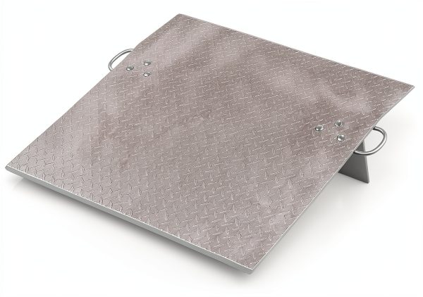 Vestil E-3036 Aluminum Economizer Dock Plate 30in x 36in 3/8in Thick-1