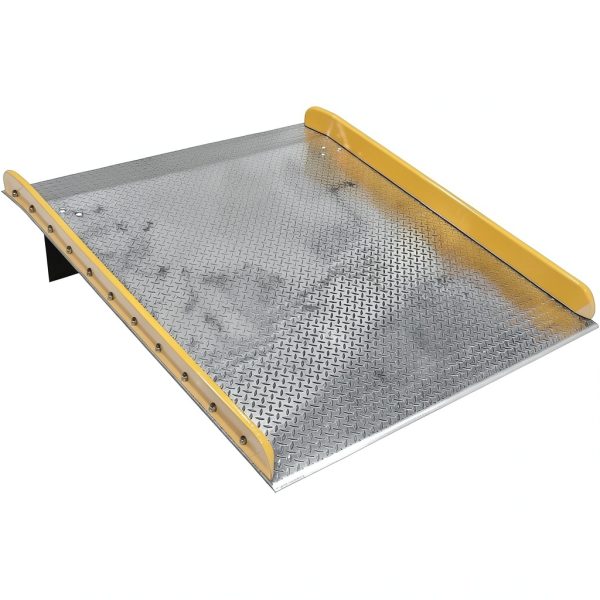 Aluminum Dock Board Vestil TAS-15-7236 Steel Curb 72x36 15k Lb Yellow-1