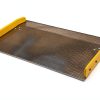 Aluminum Dock Board Vestil 72x36 in Plate with Steel Curb 10k Silver-1