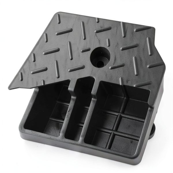 5.9 in Heavy-Duty Rubber Curb Ramp 38.6" L x 15" W by CAAP DRIVEN-3
