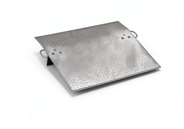 Vestil E-3036 Aluminum Economizer Dock Plate 30in x 36in 3/8in Thick-3