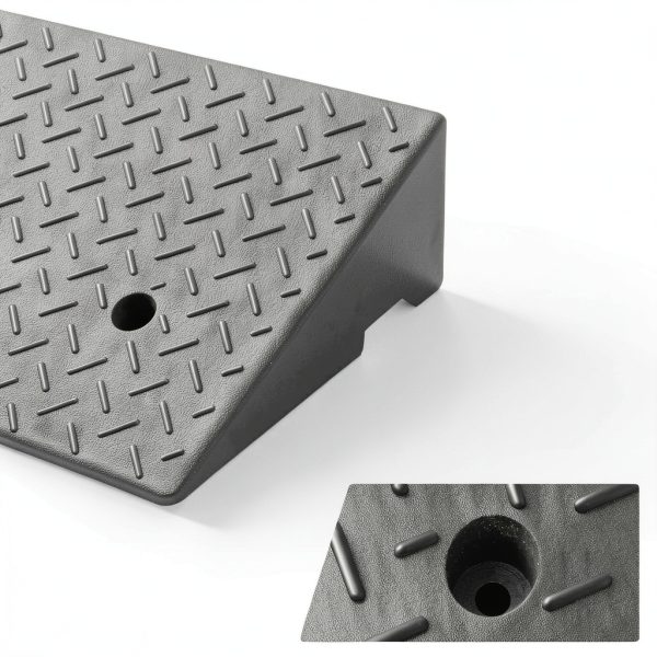 5.9 in Heavy-Duty Rubber Curb Ramp 38.6" L x 15" W by CAAP DRIVEN-2