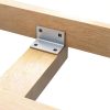 Dock Inside Corner Plate Vlaeng Heavy Galvanized Steel 5x2.75x2.75-4