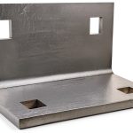 Dock Inside Corner Plate Vlaeng Heavy Galvanized Steel 5x2.75x2.75-0