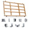 Dock Inside Corner Plate Vlaeng Heavy Galvanized Steel 5x2.75x2.75-5