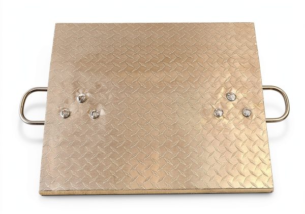 Aluminum Economizer Dock Plate Vestil 30x24 3/8 Thick 3000lb Capacity-2