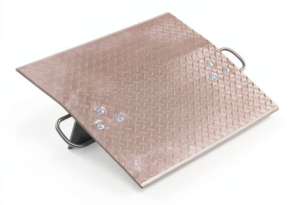 Aluminum Economizer Dock Plate Vestil 30x24 3/8 Thick 3000lb Capacity-0