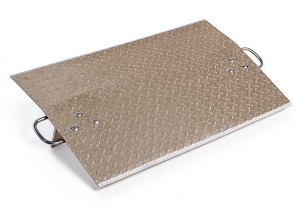 Aluminum Dock Plate Vestil E-3624 36in x 24in 3/8in 3600lb Capacity-0