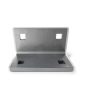 Dock Inside Corner Plate Vlaeng Heavy Galvanized Steel 5x2.75x2.75-3