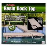PlayStar Resin Dock Top Dock Plate Tan 2ft x 2ft for 4' x 10' Docks-0